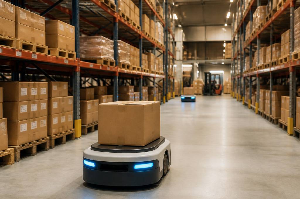 Réapprovisionnement automatisé en logistique robotisée : optimiser les stocks et les flux