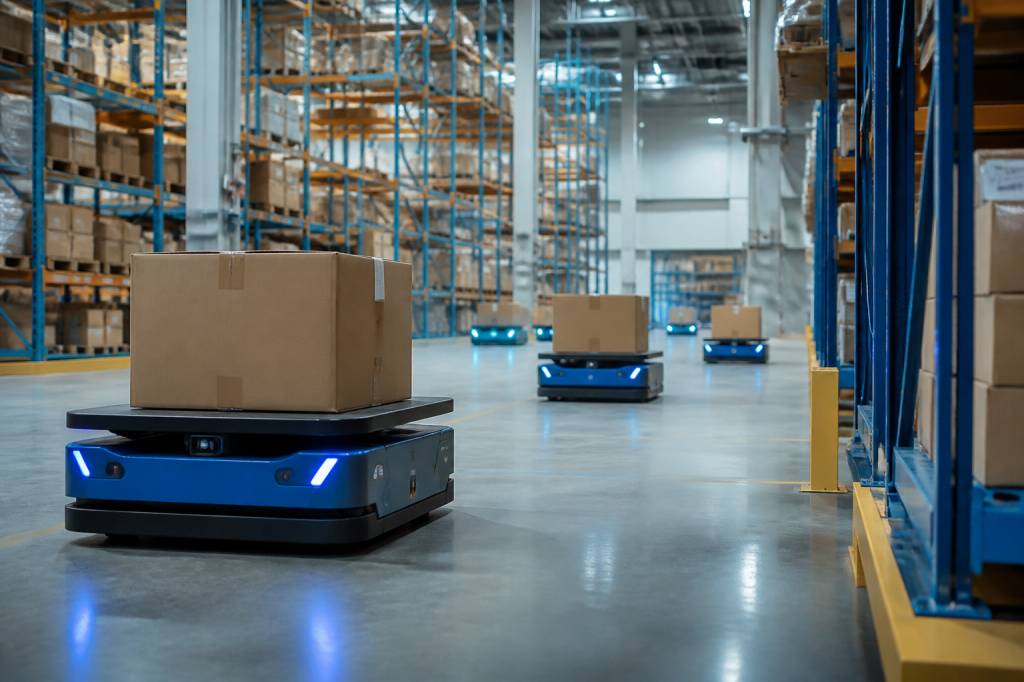 Entrepôt Carrefour : les robots qui transforment la logistique moderne